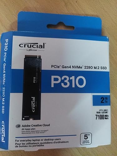 Crucial P310 2TB PCIe Gen4 NVMe M.2 SSD