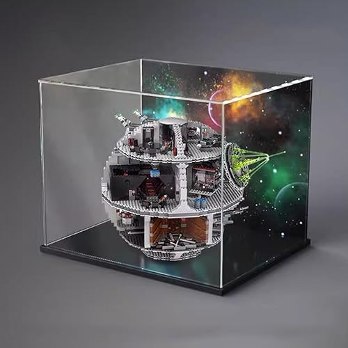 Miniatura 10 de Vitrina de acrílico para Lego Star Wars Death Star 75159 Estación Espacial, Escaparate, Proteja y Decora Modelo con Almacenamiento a Prueba de Polvo