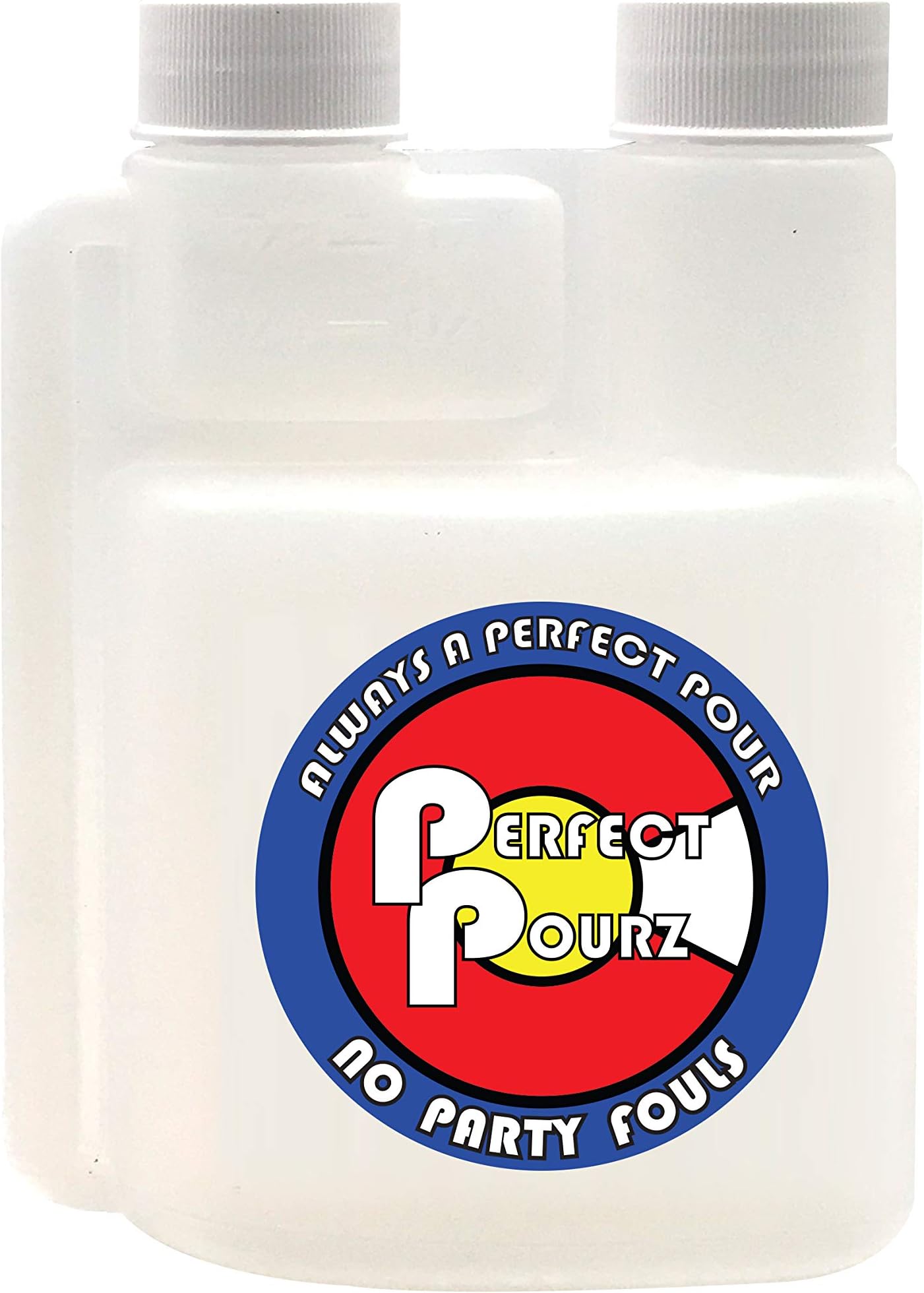 8 ounce Plastic Liquor Flask - Small Flasks with a Built-in 1/2 Ounce Shot Glass