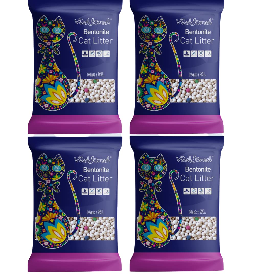 Buy Vastforest Hypoallergenic Scoopable Clumping Bentonite Cat Litter