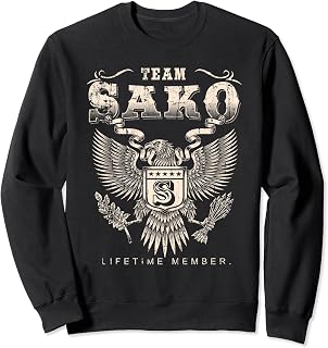 Team Sako Lifetime Member - Sako Name Sweatshirt