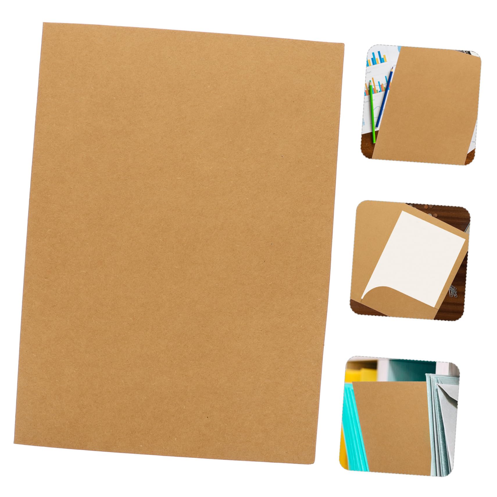 Cartella Documenti in Carta Kraft A4, 20 Pezzi, File Folder | Organizza Fogli, Scrivibile, Resistente All’usura, per Appunti di Lavoro e Ricette, Festa Scuola Decor