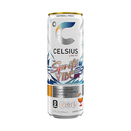 Miniatura 5 de CELSIUS Sparkling Spritz Vibe Limited Edition, bebida energética sin azúcar, 12 onzas líquidas (paquete de 12)