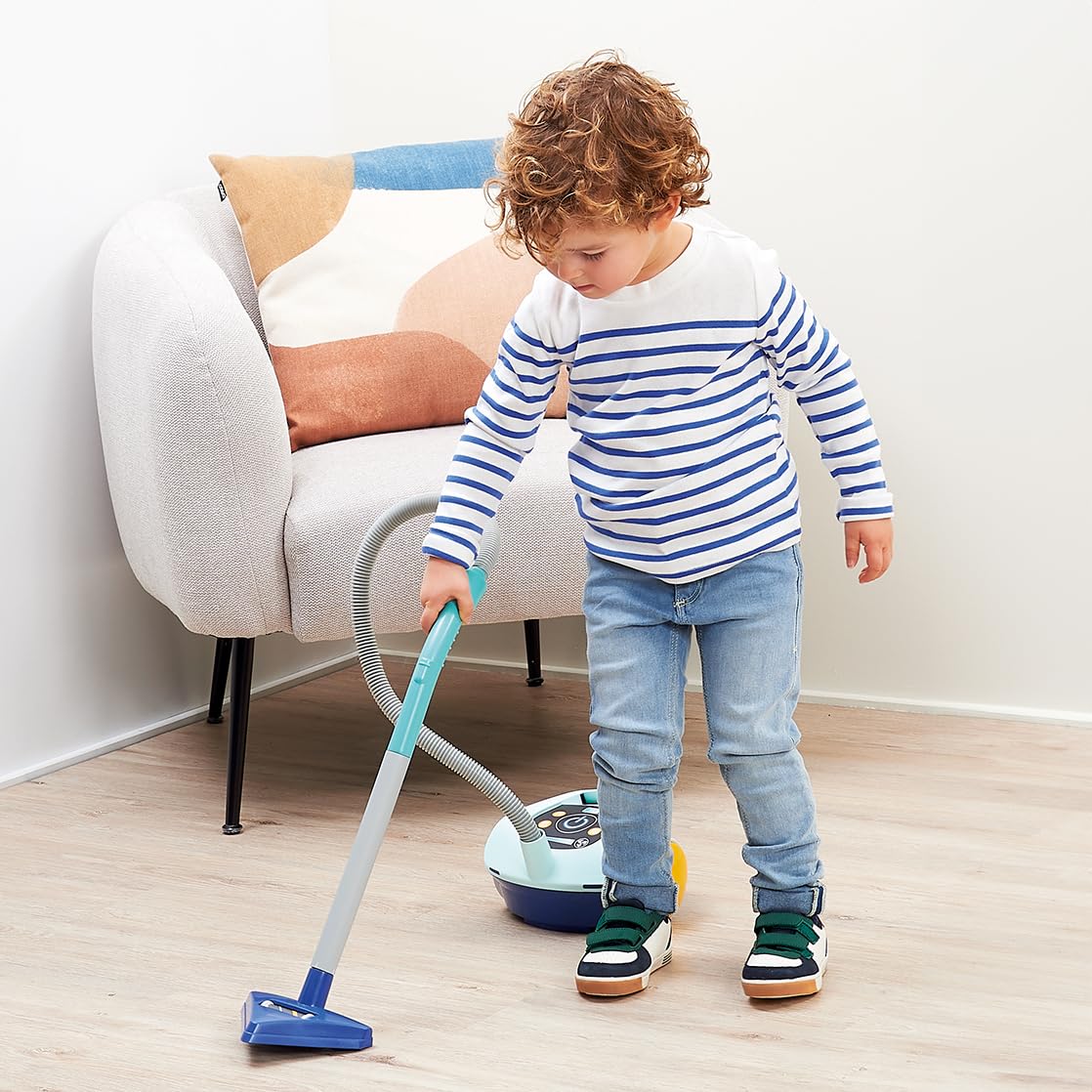 Ecoiffier Toys - 2775 - odkurzacz kabinowy - zestawy imitacji dla dzieci - od 18 miesięcy - Wyprodukowano we Francji