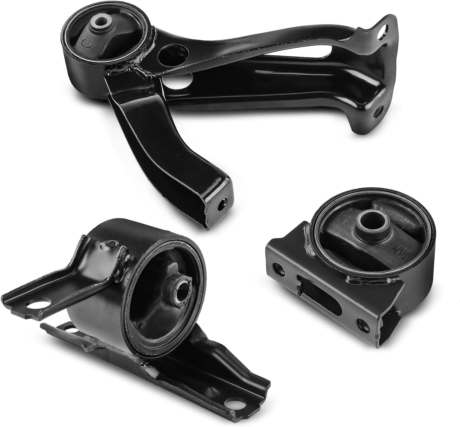 A-Premium Engine Motor and Transmission Mounts Compatible with Jeep Patriot 2007-2017, Compass 2007-2017 & Dodge Caliber 2007-2008 & Mitsubishi Outlander Sport 2011-2019, RVR 2011-2014, 4WD 3-PC Set