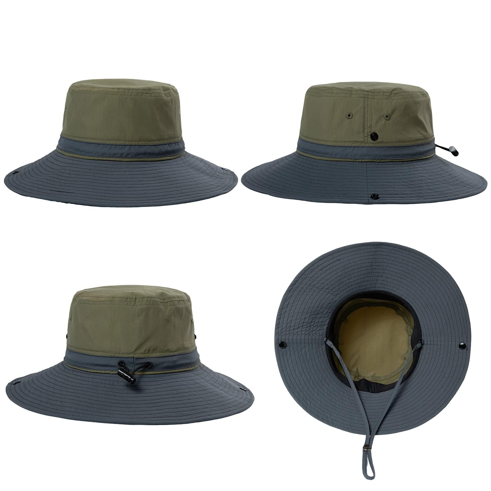Comhats Herren Sonnenhut UV-Schutz Outdoor Fischerhut Bucket Safari Faltbarer Wanderhut Unisex Buschhut Sommerhut Hiking