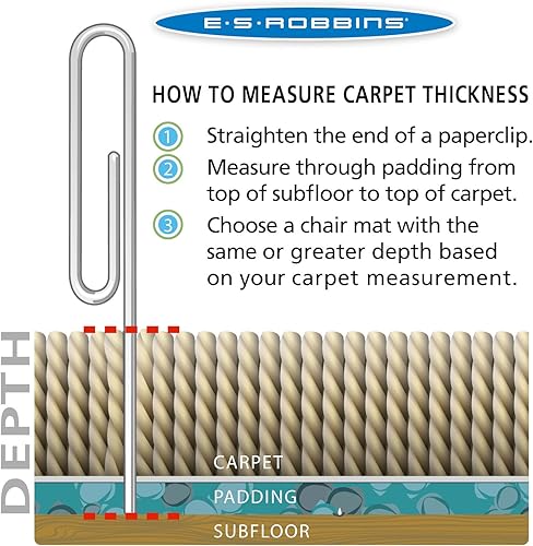Miniatura 6 de ES Robbins Alfombra de pelo mediano, 66 x 60 pulgadas, transparente