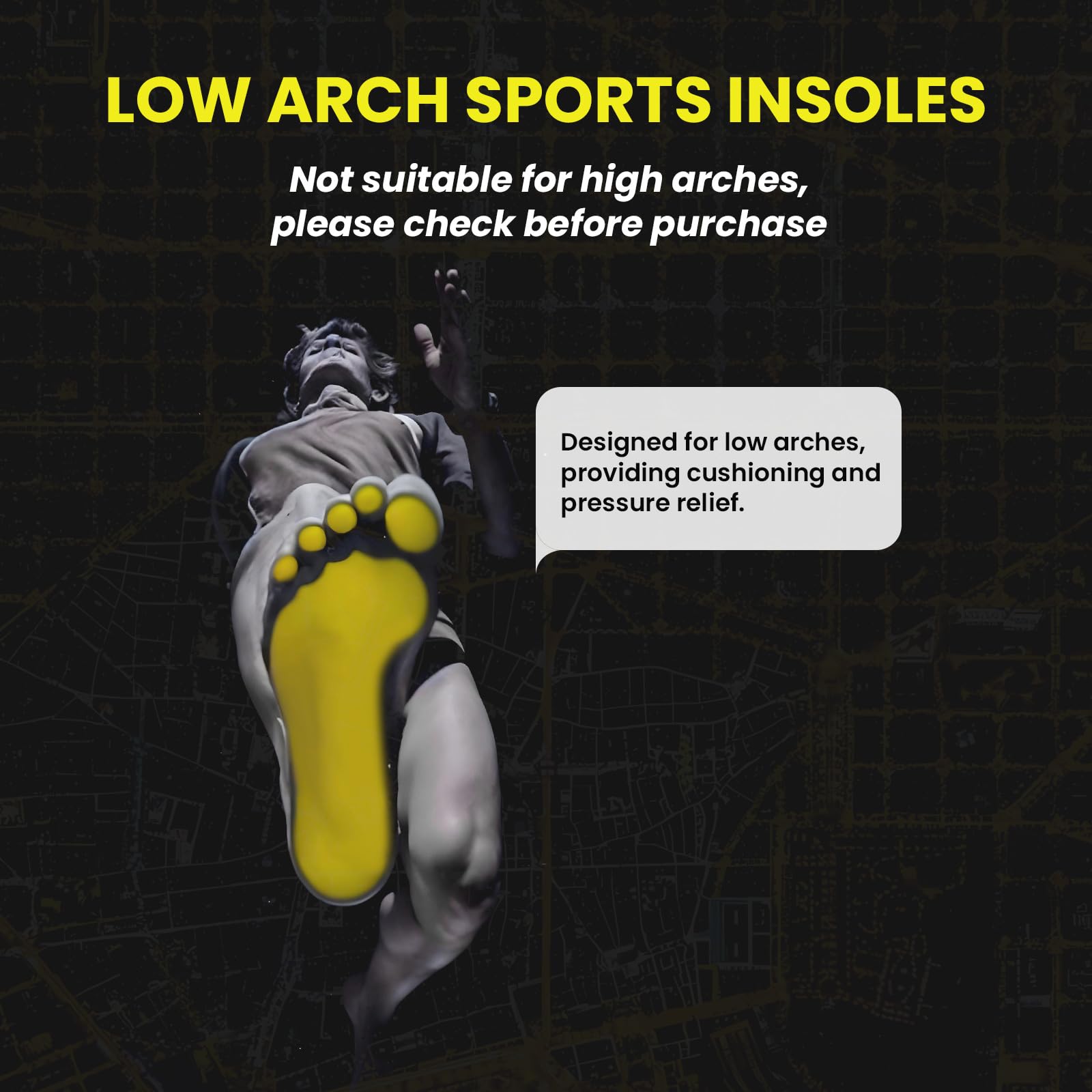 Semelles légères pour le sport - Welnove Plaques de sport amortissantes pour la course, le basket-ball, la remise en forme - Performance accrue, Protection contre les blessures, Hommes Femmes (XS)
