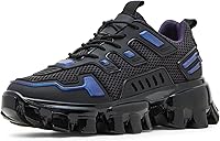 Steve Madden Men's Ponce Fashion Sneakers - Chunky Retro Style, Lace-Up Comfort, Rubber Sole Grip