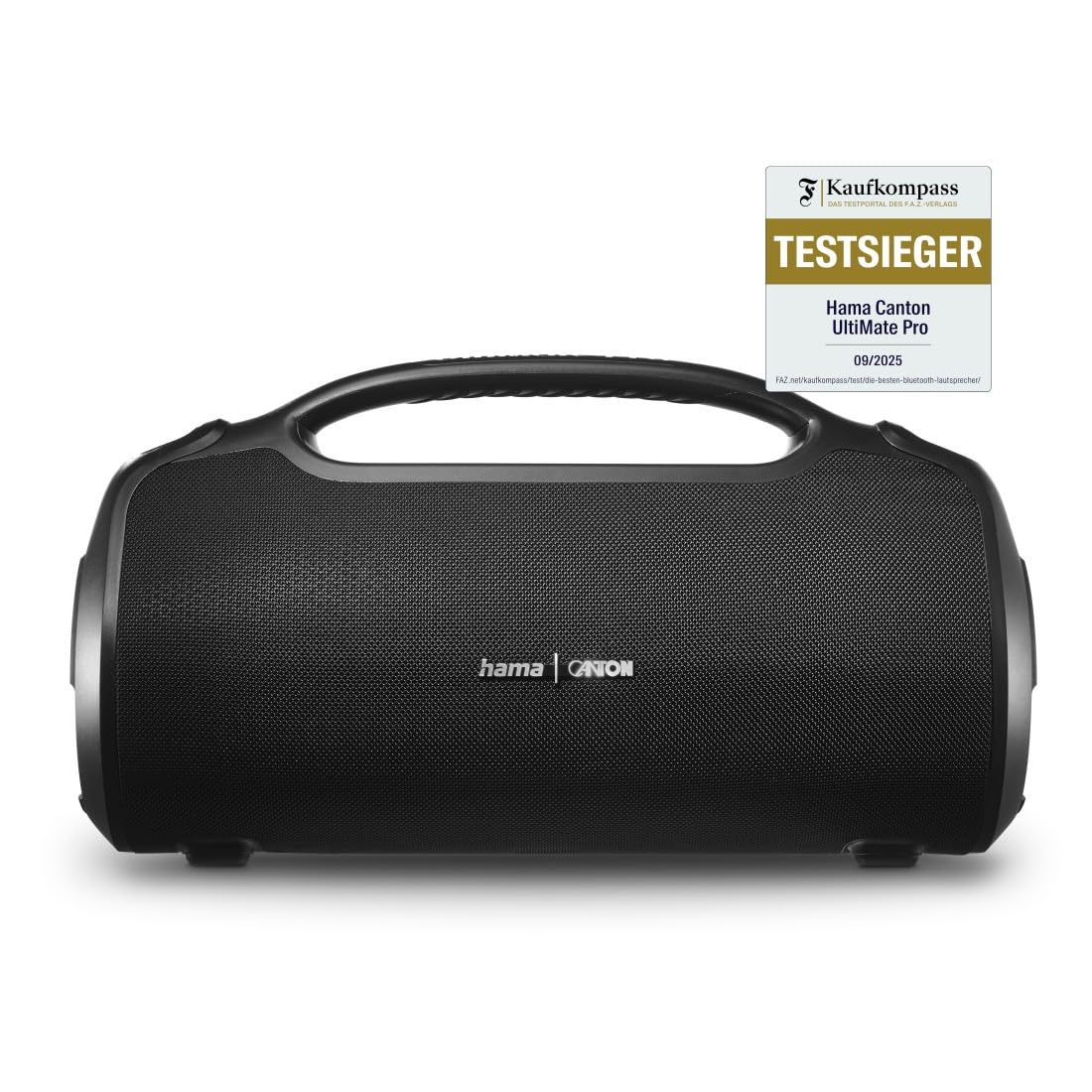 Hama Bezprzewodowy przenośny głośnik Bluetooth Ultimate Pro, mocny 120 W, 24-godzinny czas ładowania, wodoodporny głośnik IPX6, pyłoszczelny, wbudowany power bank USB-C, czarny