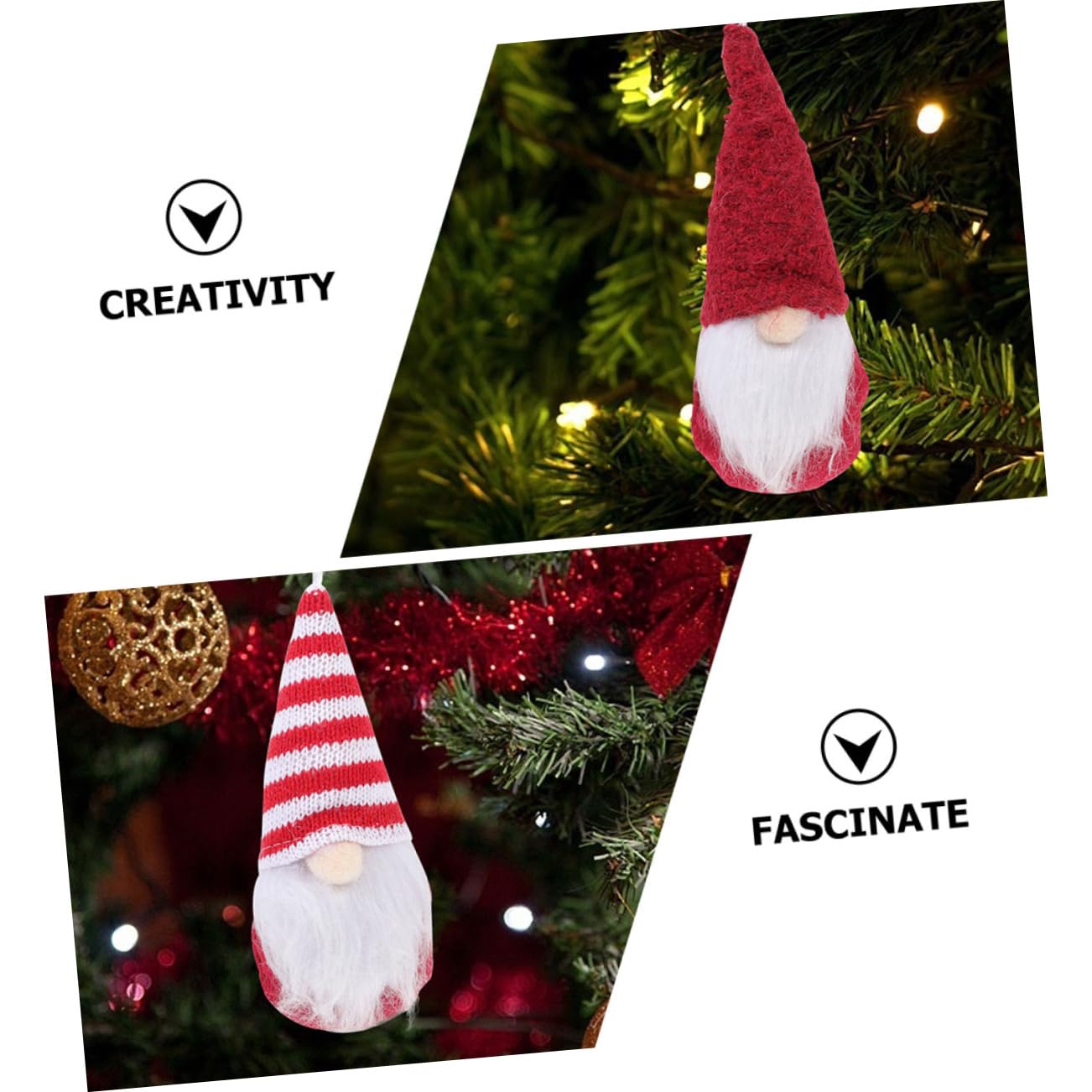 Cabilock Sztuk Boże Narodzenie Lalka Gnome Wisiorki Ozdoby Świąteczne Wystrój Domu Boże Narodzenie Wisiorki Choinkowe Dekoracje Na Przyjęcie Bożonarodzeniowe Gnome Figurki Boże