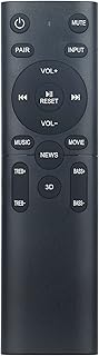 AULCMEET Remote Control Replacement Compatible with Rockville ONE-BAR SoundBar Home Theater Sound Bar
