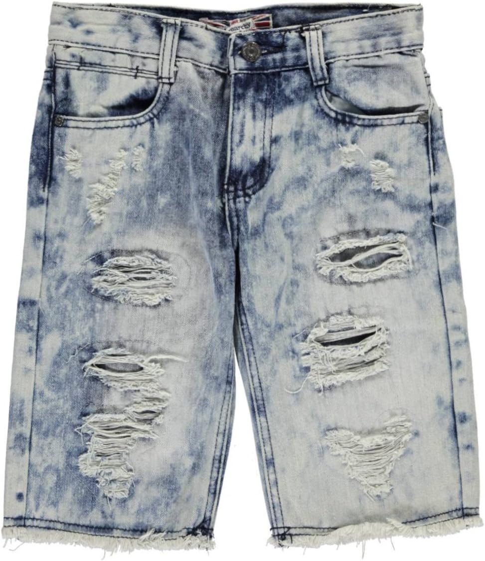 Monarchy Big Boys' "Antero" Denim Shorts - blue, 14