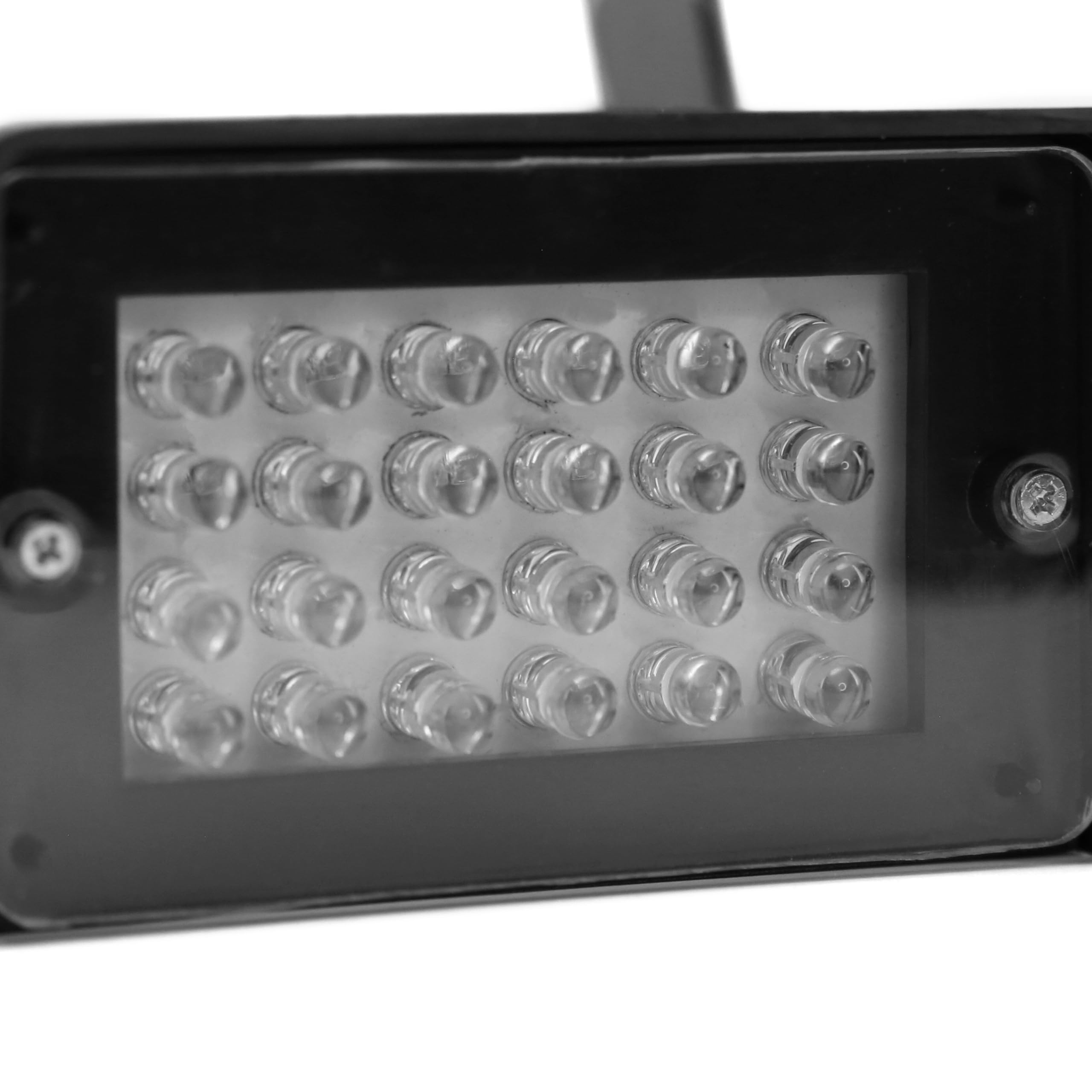 Stroboscope à LED Haute Intensité BoomTone DJ FLASHLED MINI avec 24 LED Blanches 5mm, Réglages de Vitesse, Design Compact - Idéal pour anniversaire, chambre, soirée à domicile