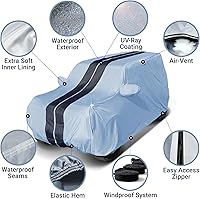 Vista 143 de iCarCover Funda Premium para Automóvil para 1938-1941 Cadillac 60 Special, Resistente al Agua, para Todo Tipo de Clima, Personalizada, Ajuste
