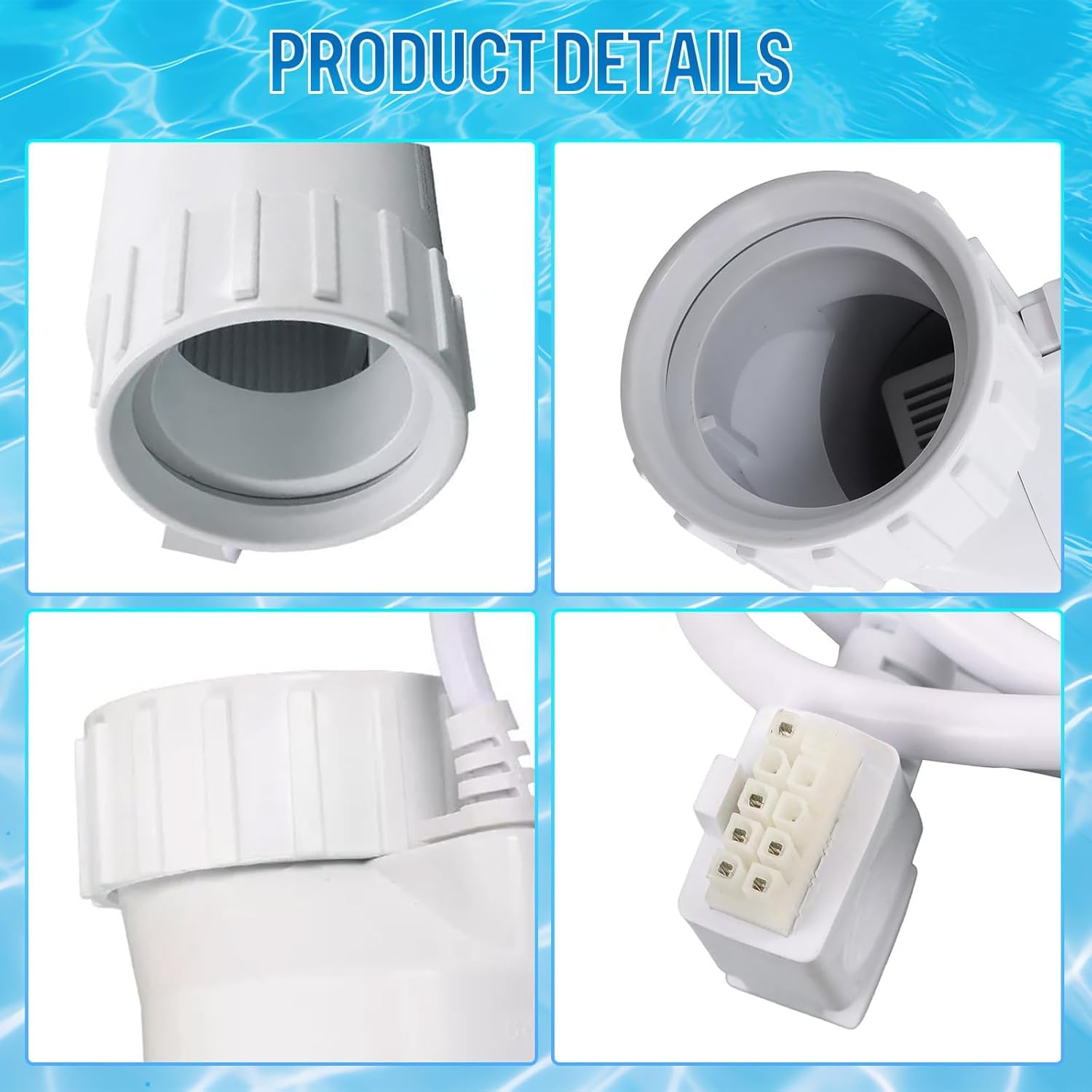 AUGMIRR T-Cell-15 - Sistema de clorador de piscina de agua salada de 40,000 galones para piscina enterrada compatible con Hayward TurboCell T-15 Aquarite Omnilogic Reemplaza la celda T-15 W3T-CELL-15
