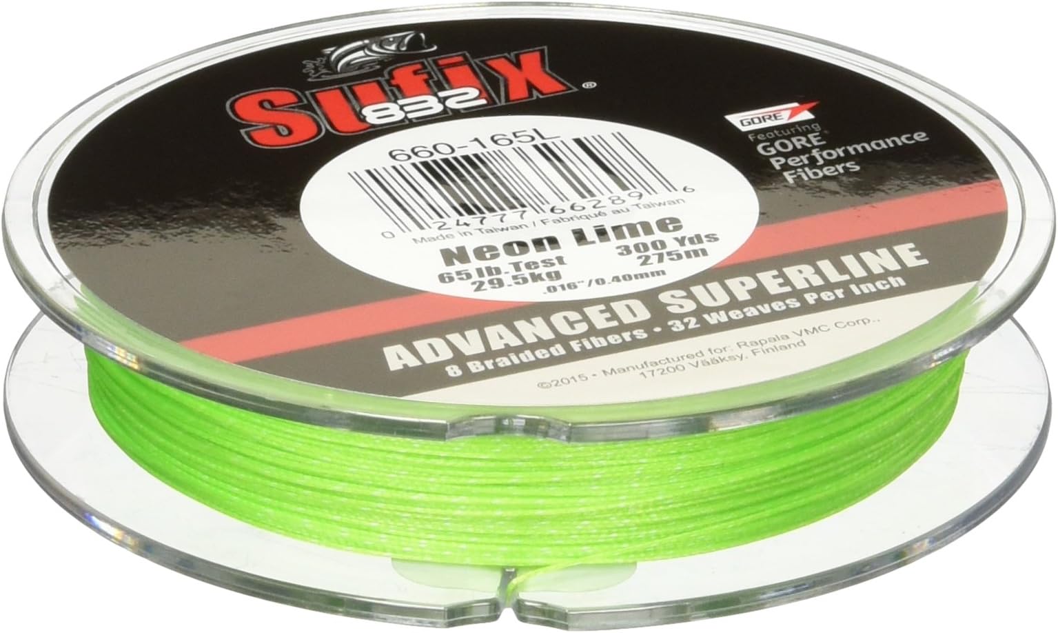 832 Braid 40 lb Neon Lime 300 yards
