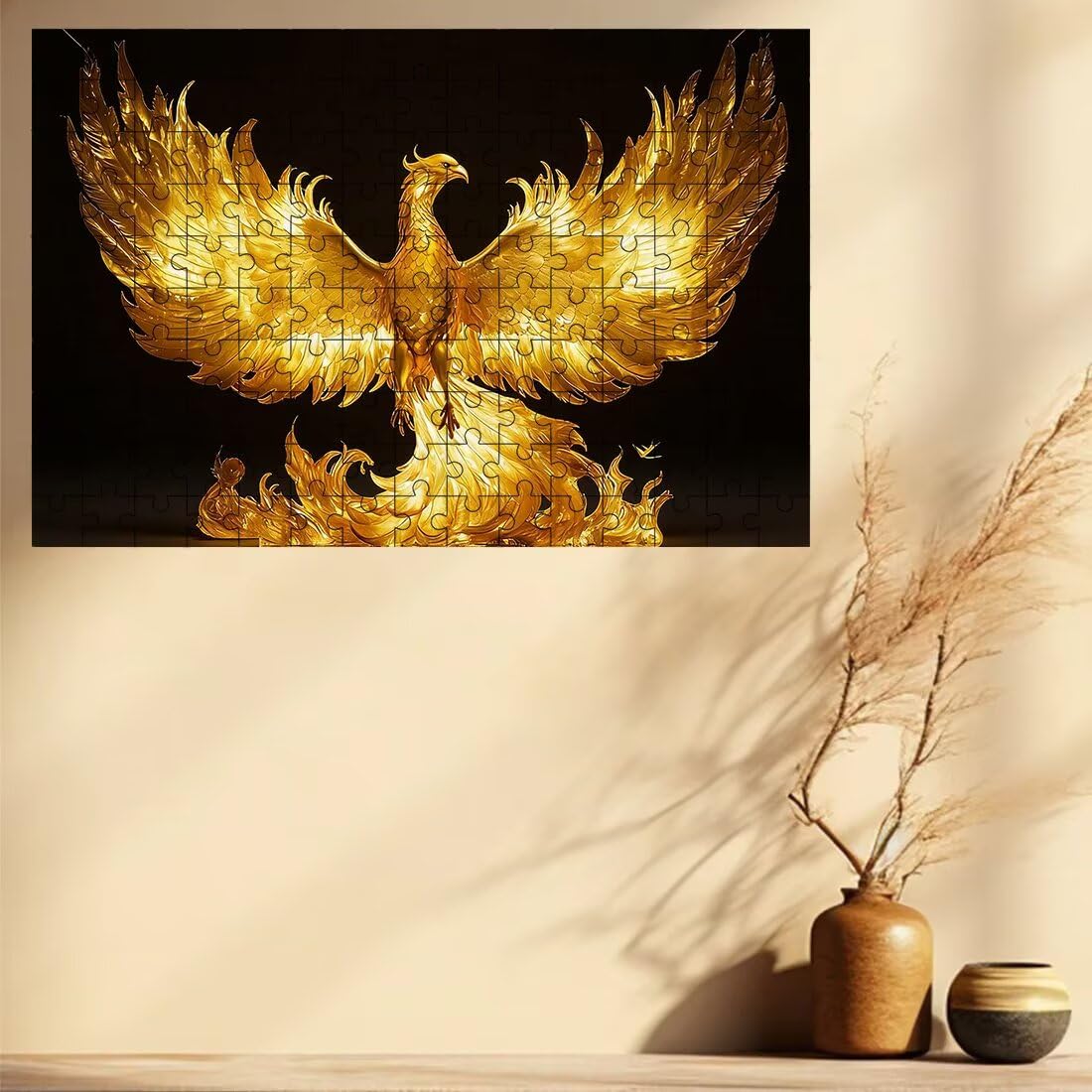 Puzzle dla dorosłych, 1500 elementów, puzzle Phoenix dla dorosłych 1500, puzzle ze zwierzętami, gra edukacyjna, wymagające gry logiczne dla całości, drewniane puzzle do dekoracji, prezenty dla kobiet