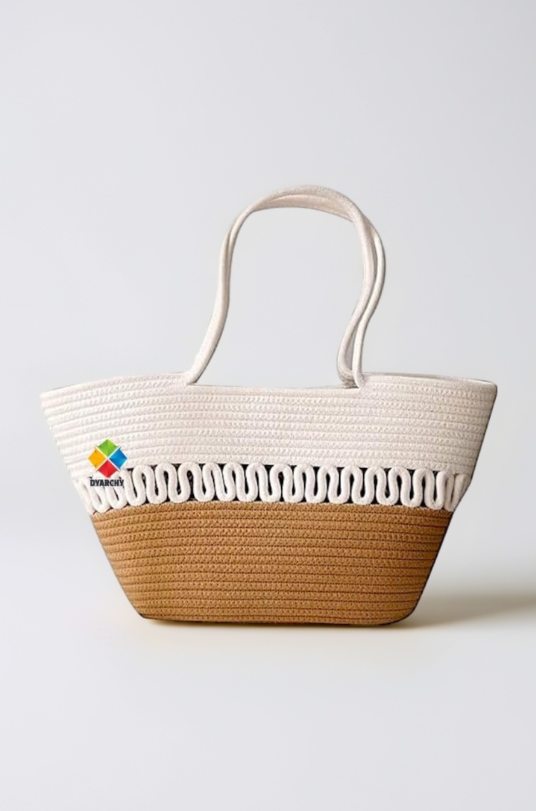 Attractive Hand Bag | Extra Large Tote | Summer Bucket | Bamboo Beach Bag for Women | Boho Kauna | Jute Handbag | Handmade Basket