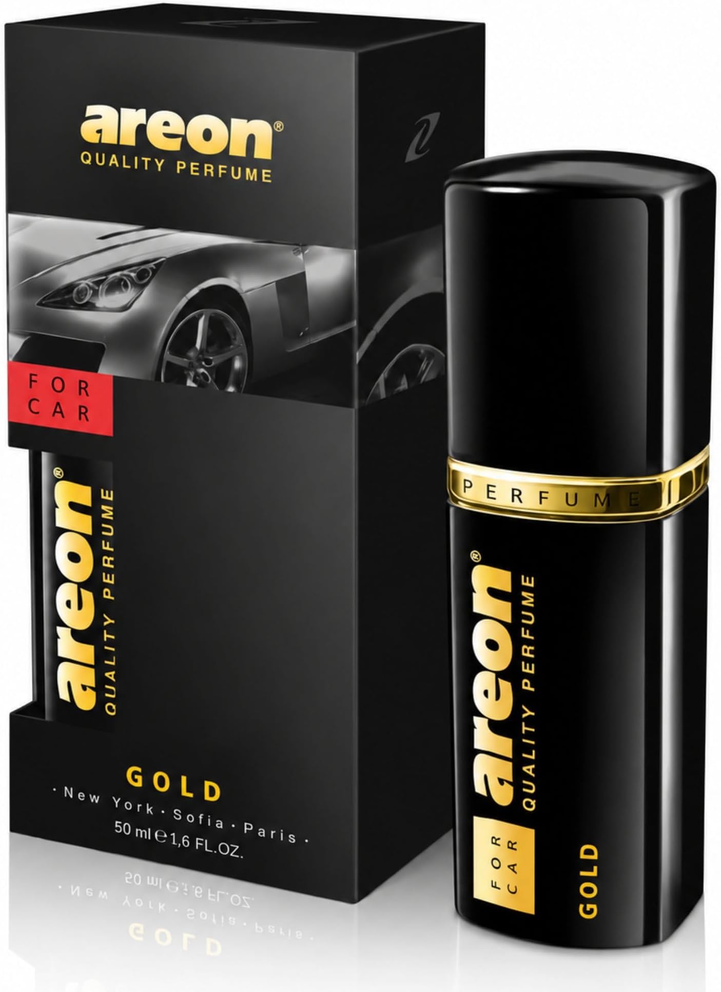 Car/Home/Van/Office Perfume/Air Freshener Areon Gold 50 ml