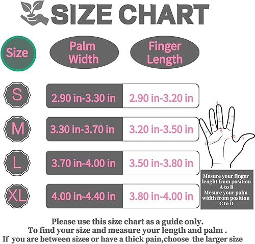 Miniatura 91 de Guantes de jardinería a prueba de espinas y pinchazos, con agarre, guantes de jardinería para mujeres, guantes de trabajo de cuero, regalos Guantes