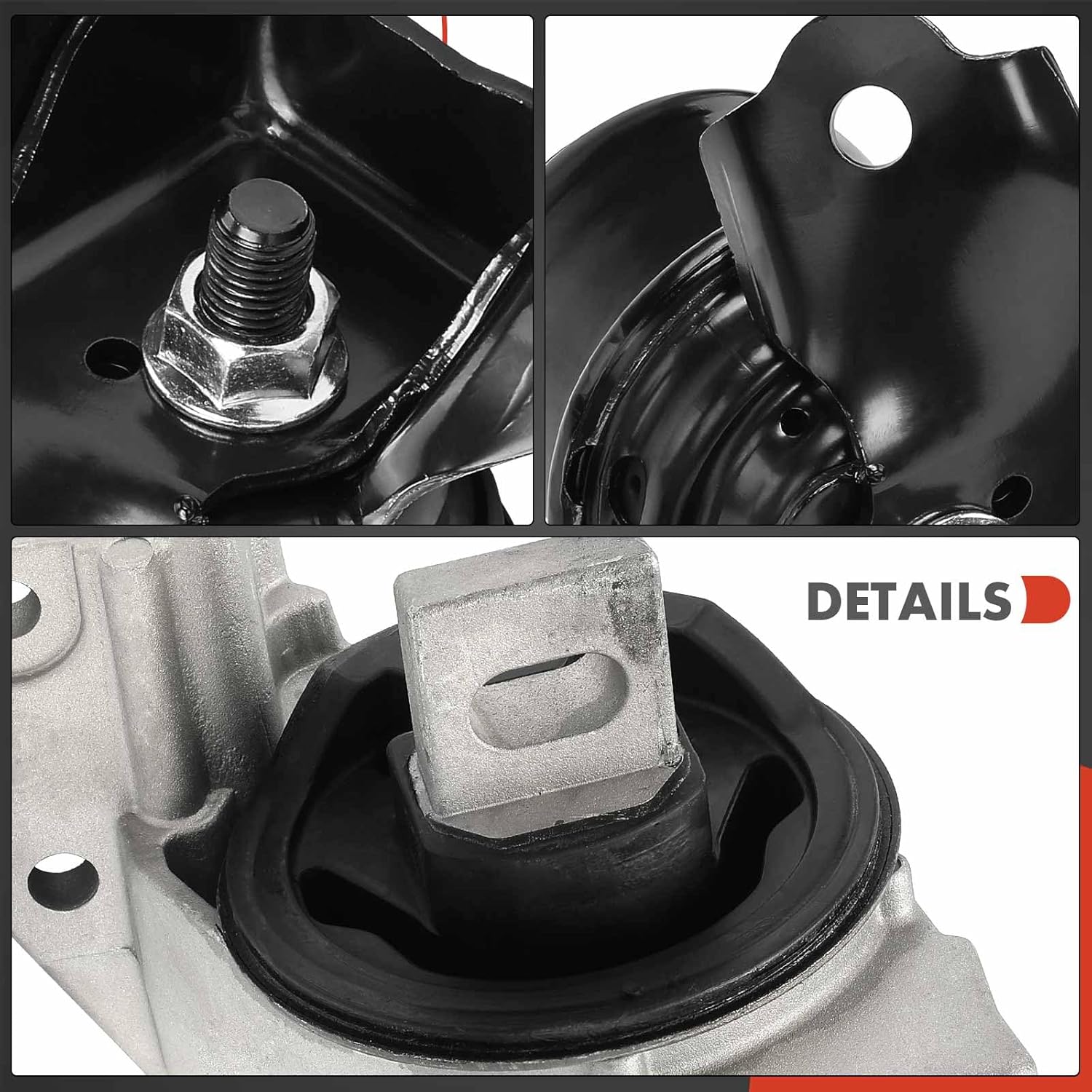 A-Premium Engine Motor Mount and Transmission Mount Kit Compatible with Ford Fusion 2006-2009 & Lincoln Zephyr 2006 & Mercury Milan 2006-2009, 3.0L, Automatic Transmission, 2-PC Set