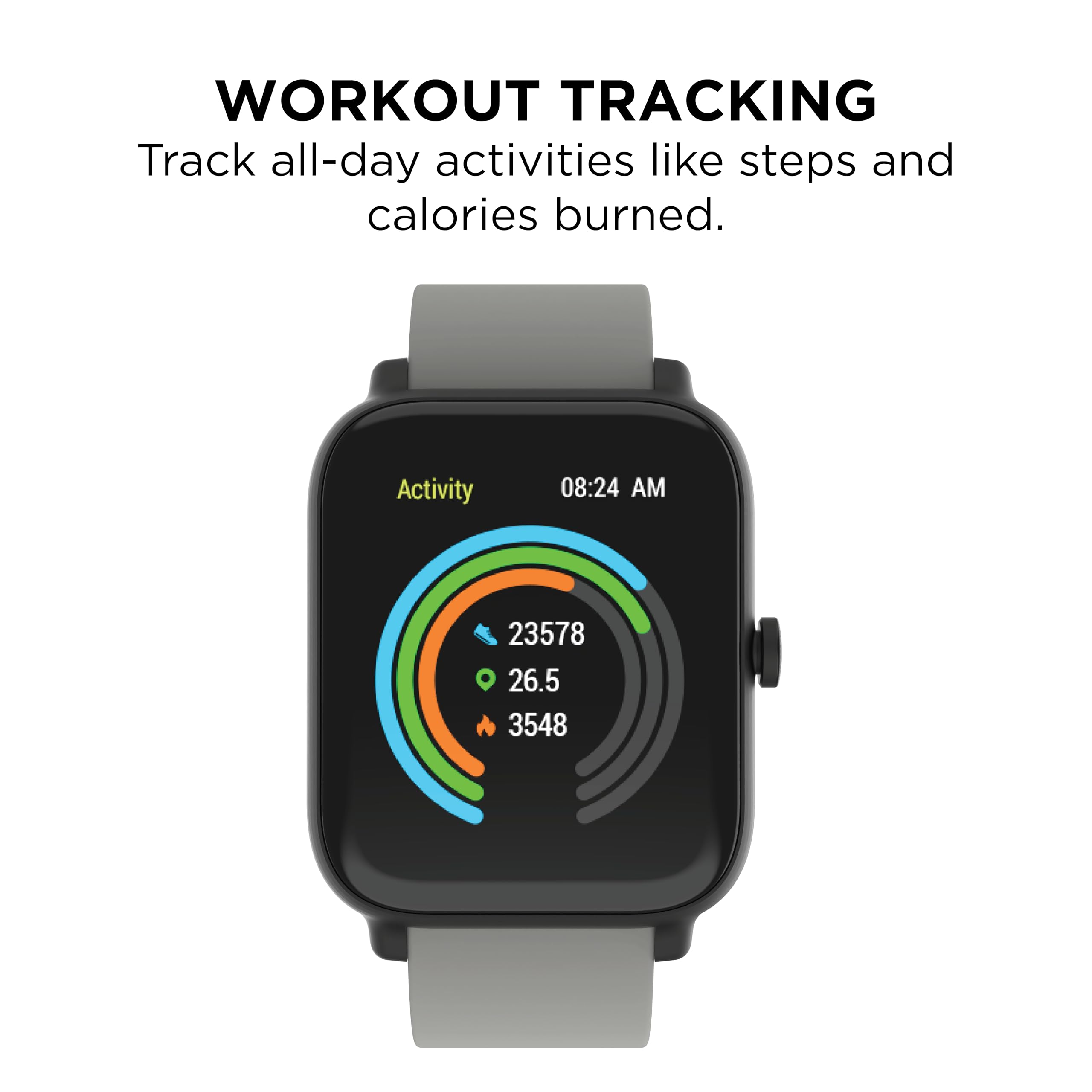 Amazon.com: 24/7 EVO Unisex Smartwatch - Fitness Tracker  display picture 1