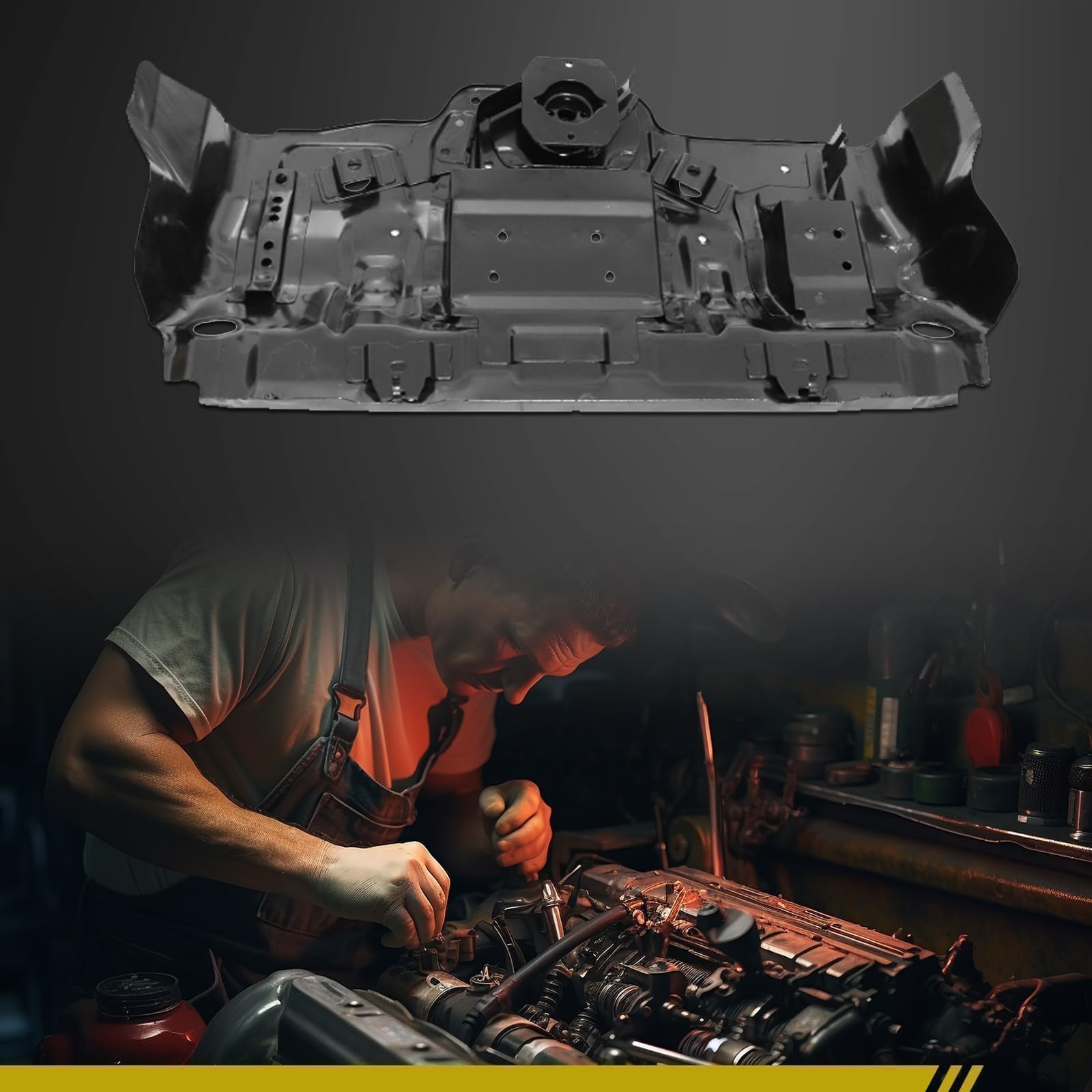Amazon.co.jp: SecosAutoparts アンダーエンジンカバースキッド