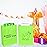 BLEWINDZ 32Pcs Small Paper Gift Bags with Tissues, Green Party Favor Bags with Handles, 8.7 Goodie Bag for Birthday, Shopping, Party Supplies