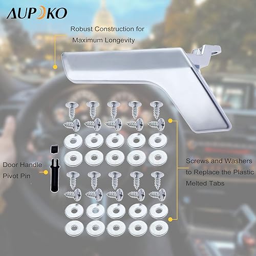 Miniatura 2 de Aupoko Interior Door Handle Repair Kit Inside Left Driver Side Compatible with Mercedes Benz W204 X204 C230 C250 C300 C350 C400 C63AMG GLK250 GLK300