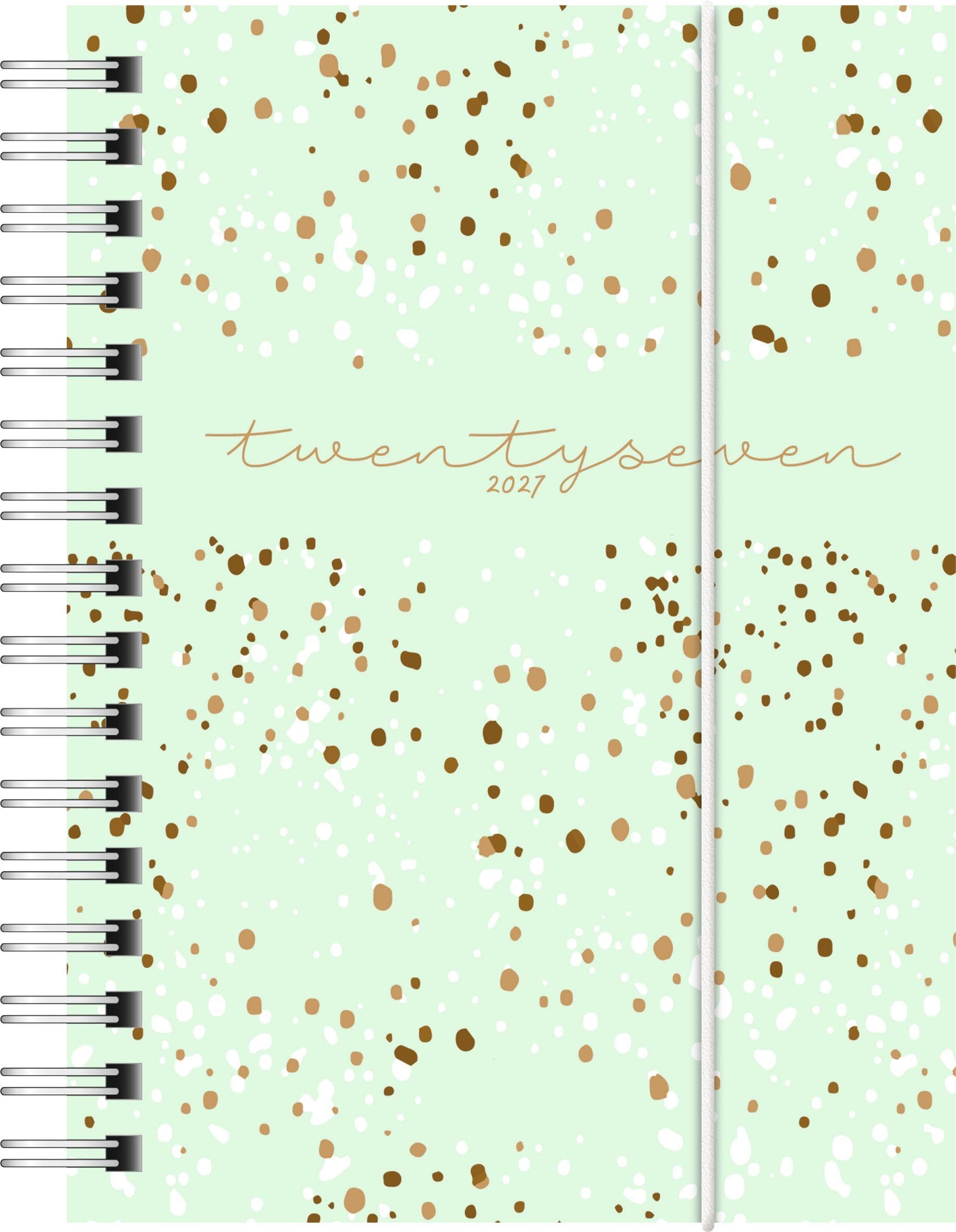 rido/idé 7013102027 Taschenkalender Mod. perfect/Technik I 2027 "Confetti" A6, Kunststoff