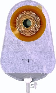 Assura 1pc Urostomy Pouch, With Belt Loops, Convex 1 1/4