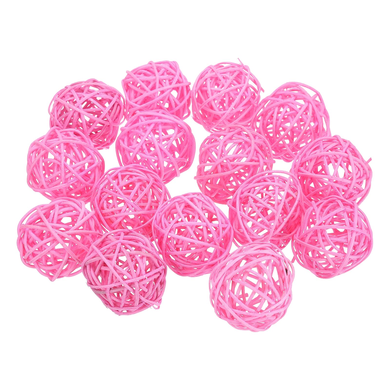 Boules en rotin de 5 cm pour remplir les bols décoratifs et composer un centre de table
