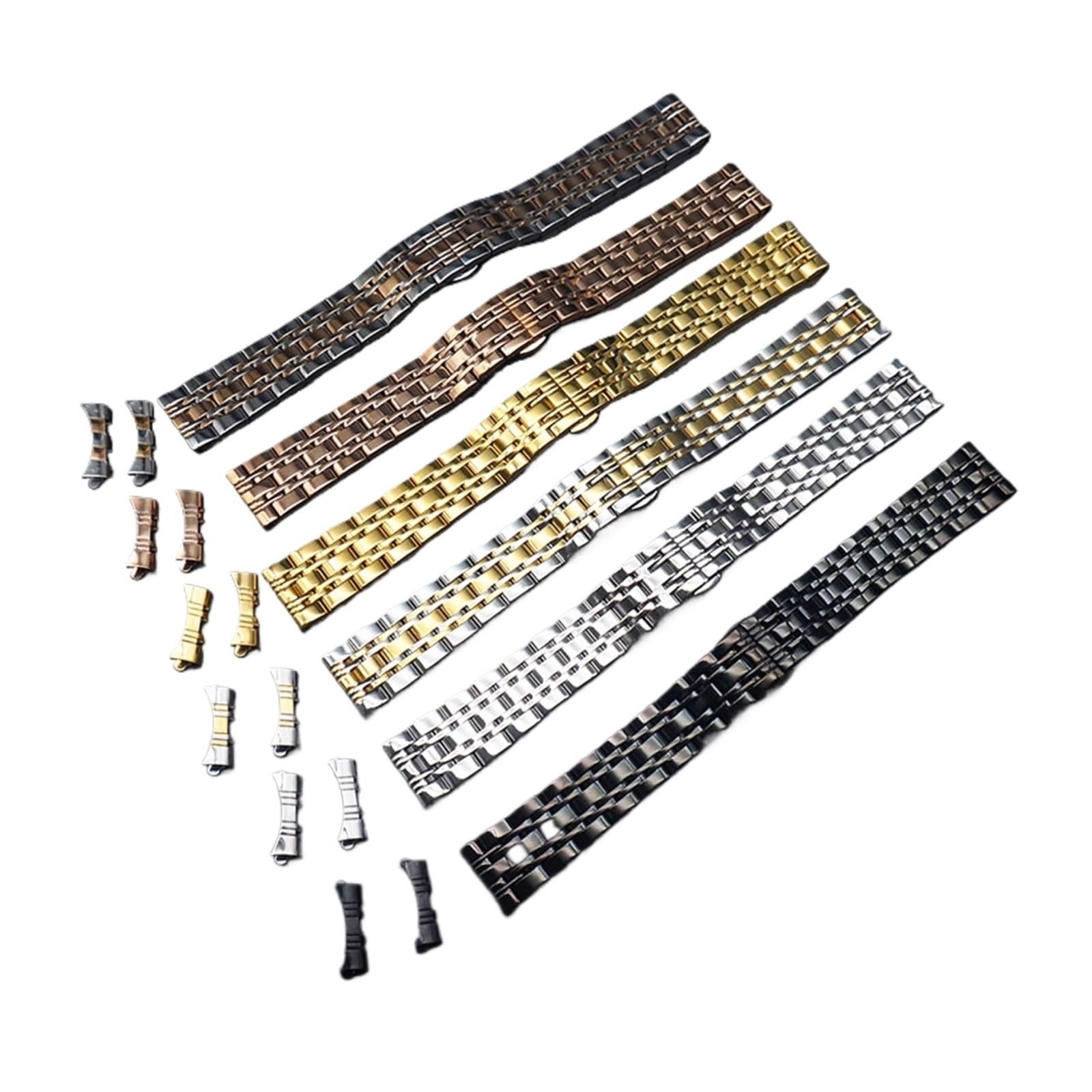YINGO Banda di orologio in acciaio inox 12mm 14mm 16mm 18mm 19mm 20mm 21mm 22mm 23mm 24mm cinturino cinturino cinturino cinturino cinturino cinturino ricambio