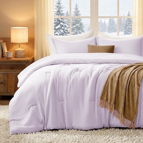 Miniatura 8 de Juego de edredón tamaño Queen de 3 piezas, suave, ligero, transpirable, para todas las estaciones, tamaño Queen (edredón de 90 x 90 pulgadas y 2