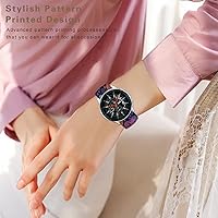 Vista 5 de Correas de reloj de dibujos animados compatibles con Samsung Galaxy Watch 1.811 in/Galaxy Watch 3 1.772 in/Samsung Gear S3 Frontier/Classic Strap