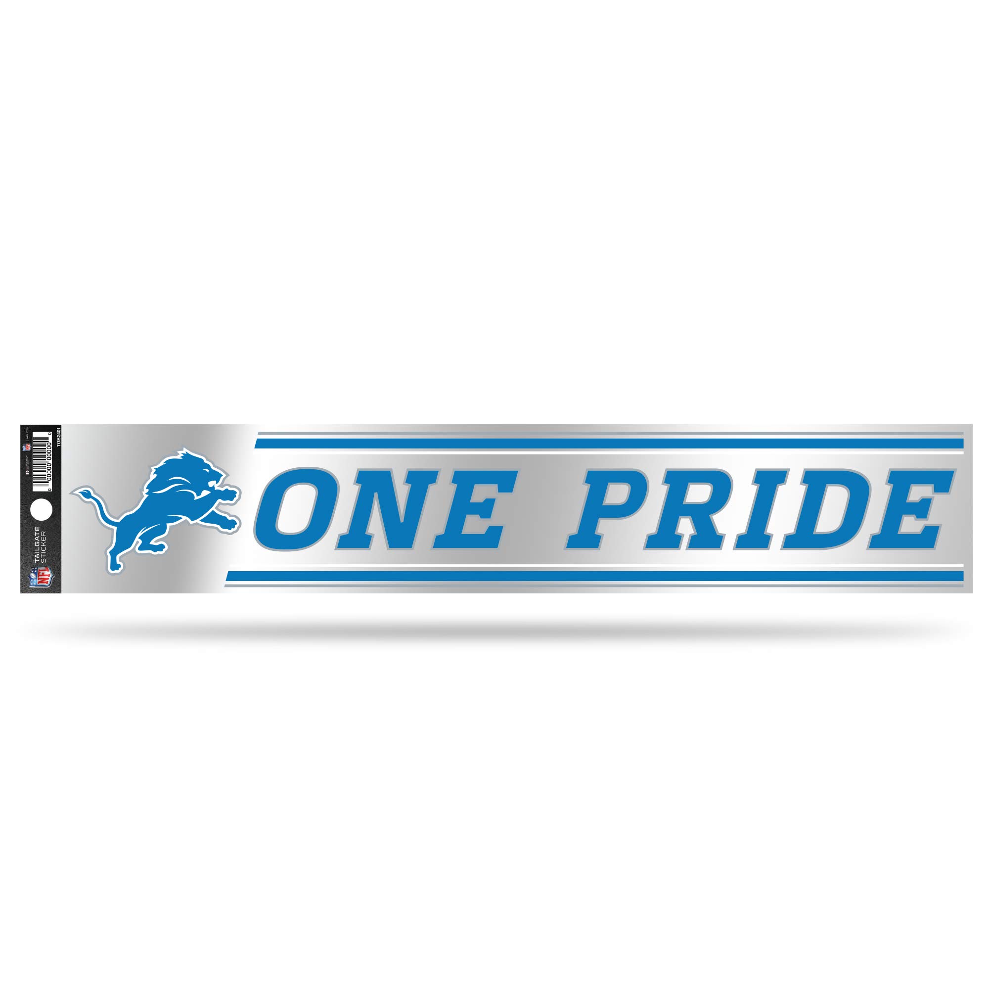 Rico Industries Tailgate Sticker, 3 x 17-inches, Detroit Lions, Primary — image 1