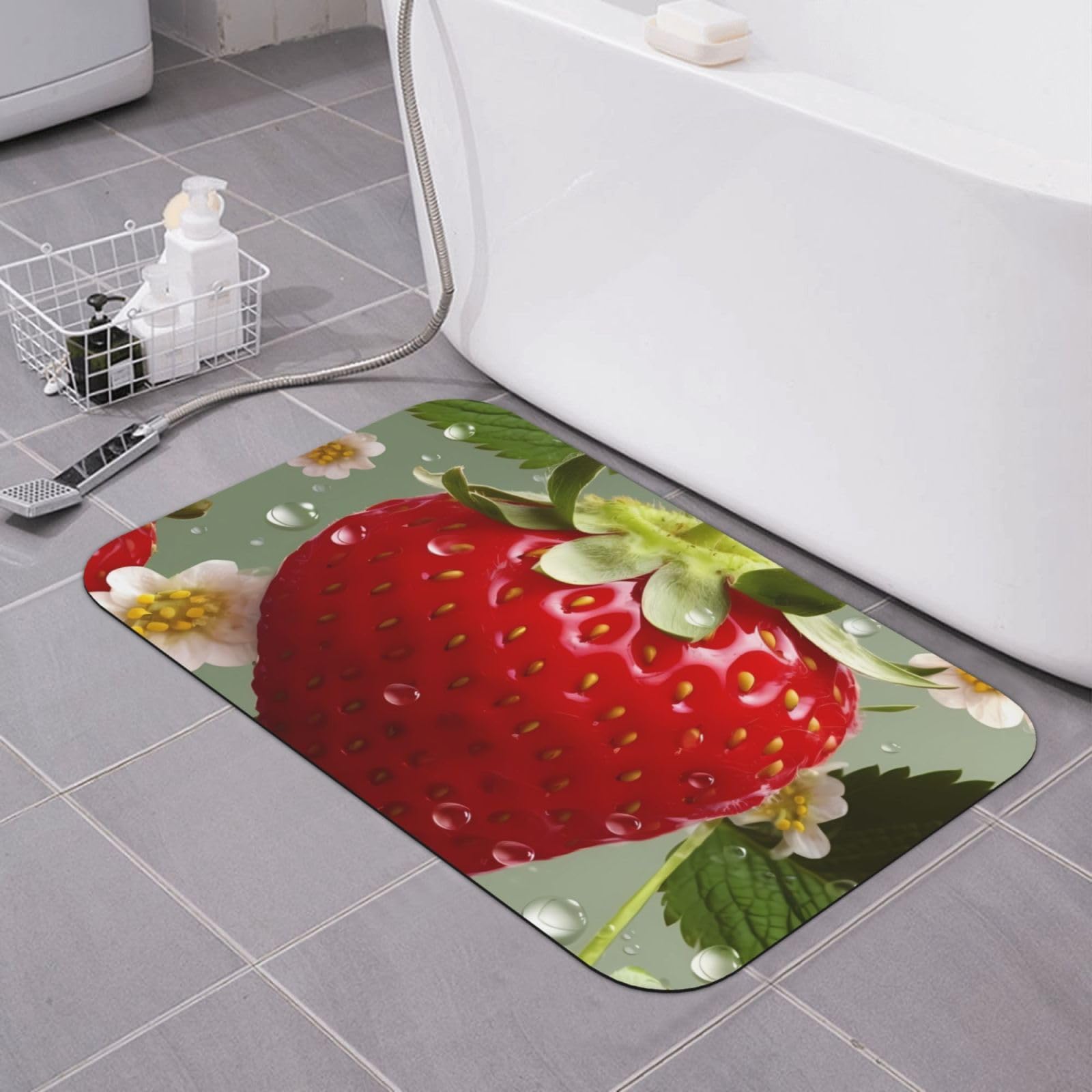Tapis de bain en terre de diatomée pour éviter les glissades