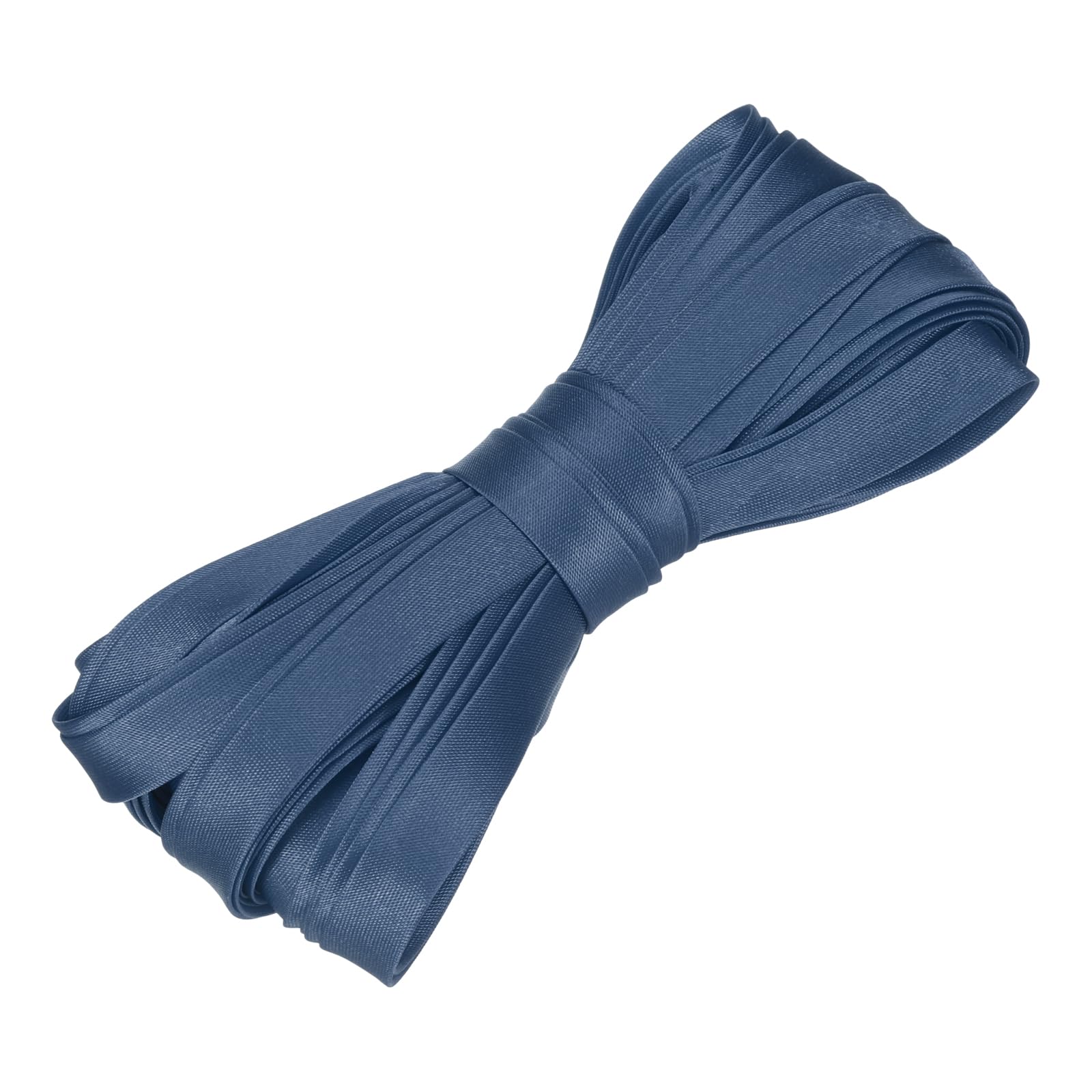 MECCANIXITY Double Fold Bias Tape for Sewing 2/5 Inch x 5.5 Yards Satin Pre-fold Continuous Binding Tape for Seaming Quilting Hemming Binding DIY