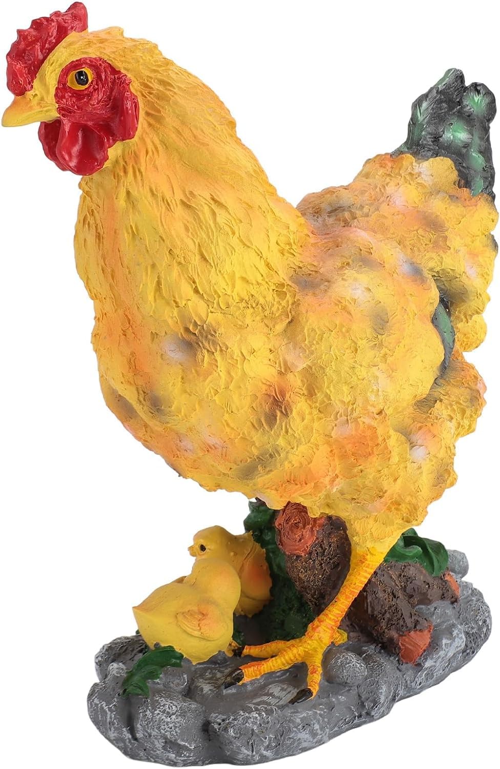 Figurka Do Ogrodu Kurnego, Ozdoby Z Żywicy W Kształcie Kury, Miniaturowe Modele Kurczaków Z Żywicy, Miniaturowe Figurki Kur, Rzeźba Kurcząt Do Ogrodu, Akcesoria Do Ozdób Ogrodowych Diy Do Domu, Ogrod