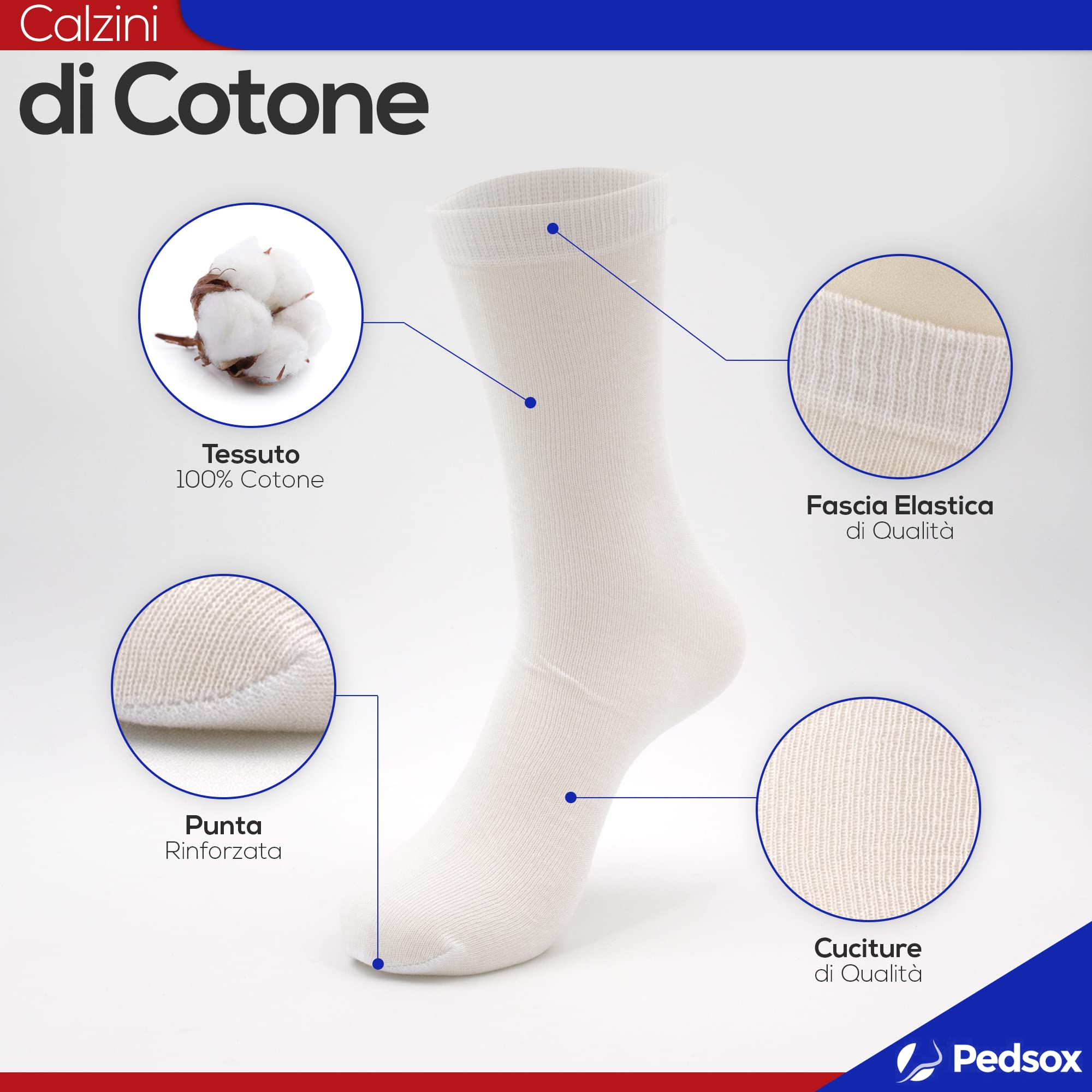 100 pares de Calcetines Desechables Resistentes para Deporte y Trabajo, 100% Algodón, Unisex, Talla Única, Blanco