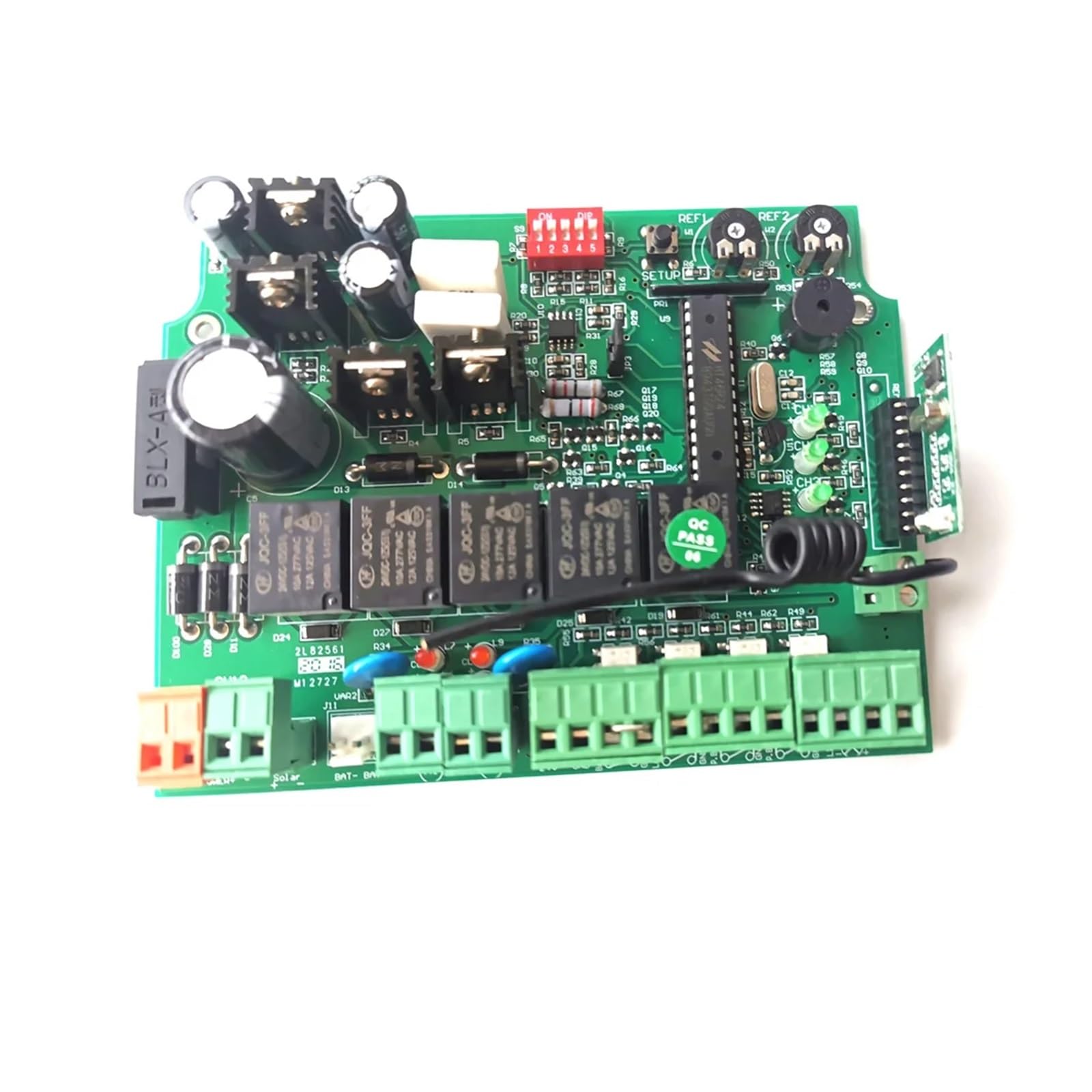 24V Electronic Card Motherboard Circuit Board for Dual Wing Automatic Swing Gate Opener Motor 24VDC Strong Sensitivity(No Remote)