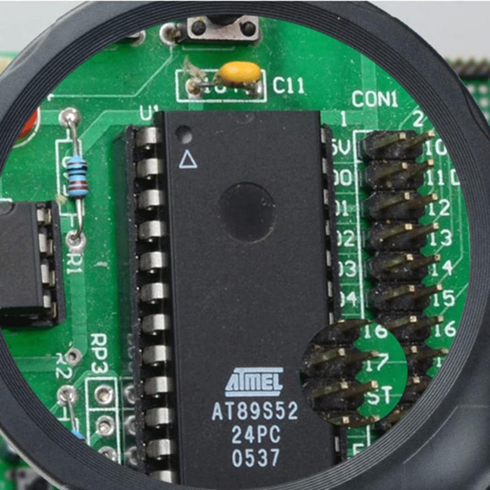 Leselupe 30x, Vergrößerungsglas mit LED-Beleuchtung, HD-Linse, Handlupe, Batteriebetrieb, zum Untersuchen und Lesen von Münzen, Leselupe für Hobbys