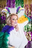 Vista 97 de HEIDKRUEGER Diademas para el día de San Valentín con diamantes de imitación con purpurina y corazón para el cabello, accesorios para el día de San