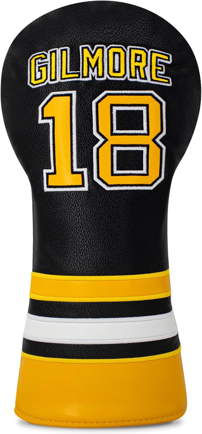 Golf Headcovers Golf Club Headcovers Sports Style Number 18 Premium Leather Driver Fairway(FW) Wood Hybrid(UT), Golf Blade Mallet Putter Cover