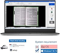 Vista 6 de Escáner de cámaras de documentos, 10MP CMOS, presentador visual tamaño máximo A3, tecnología OCR, con luz LED y micrófono, herramientas fáciles