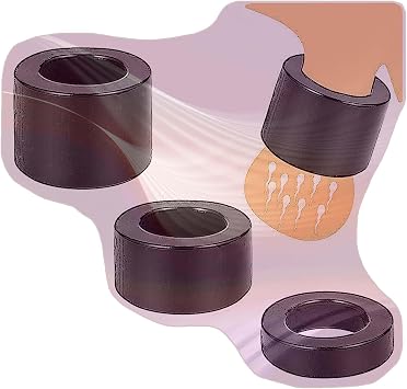 3 Pcs Lightweight Exquisite Exercise Rings Set, Mens Special Fitness Stretching Rings -E44CCUS BlackB