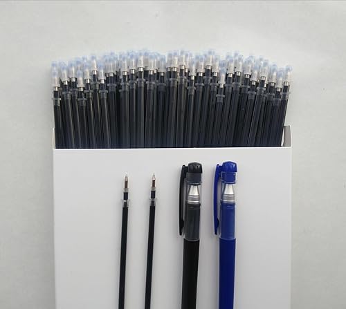Miniatura 9 de Recambio de bolígrafo de gel de 0.020 in, 100 repuestos de bolígrafo de gel, negro, repuesto de bolígrafo de 0.020 in, repuesto de tamaño universal