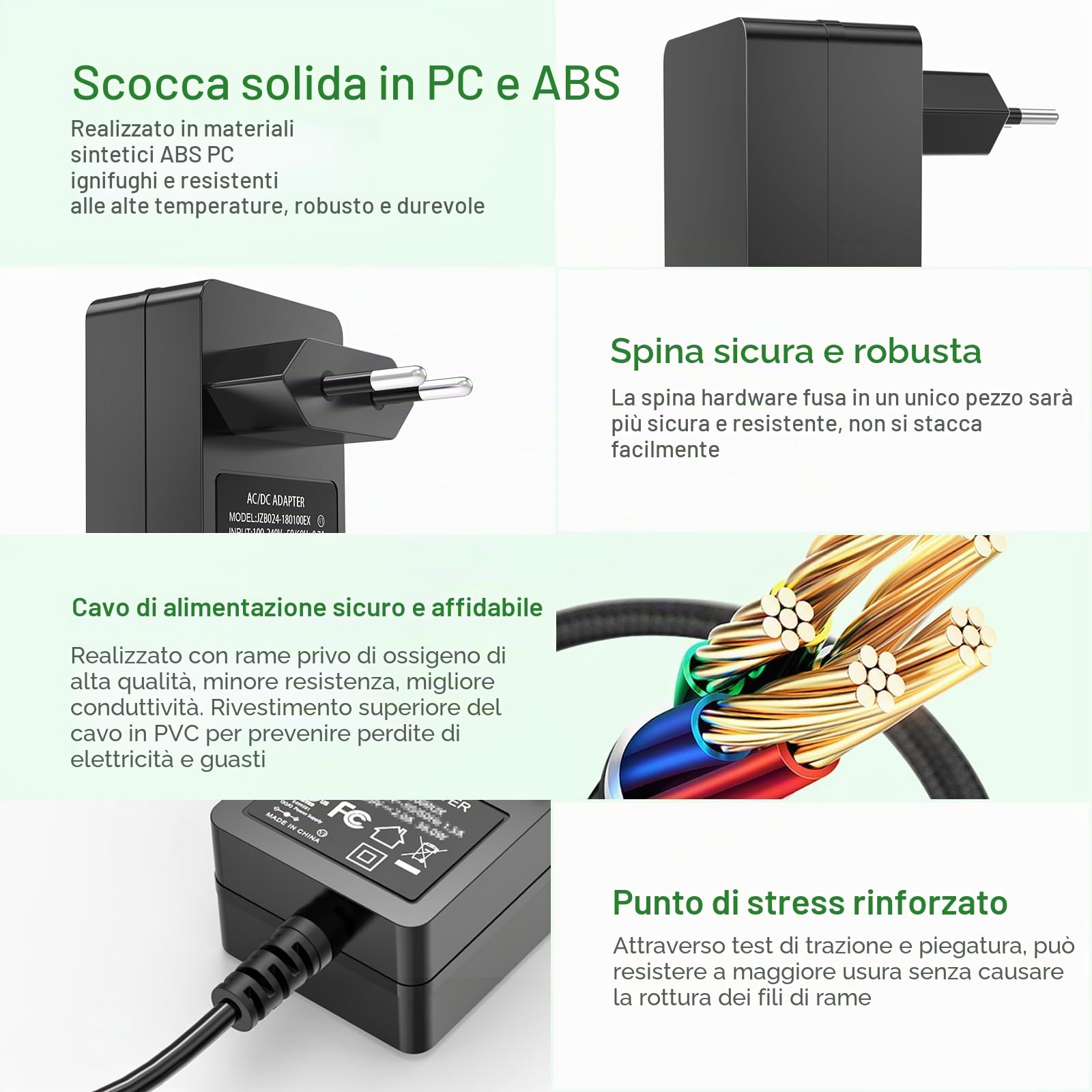 Alimentatore AC Per Router CenturyLink Technicolor C2100T – Nuovo, Spedizione Gratuita