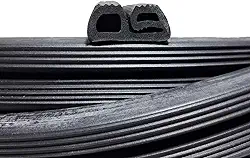 Borracha Dupla Gaxeta P/Porta Câmara Fria Frigorífica - 1 Metro Borrachas Londrina